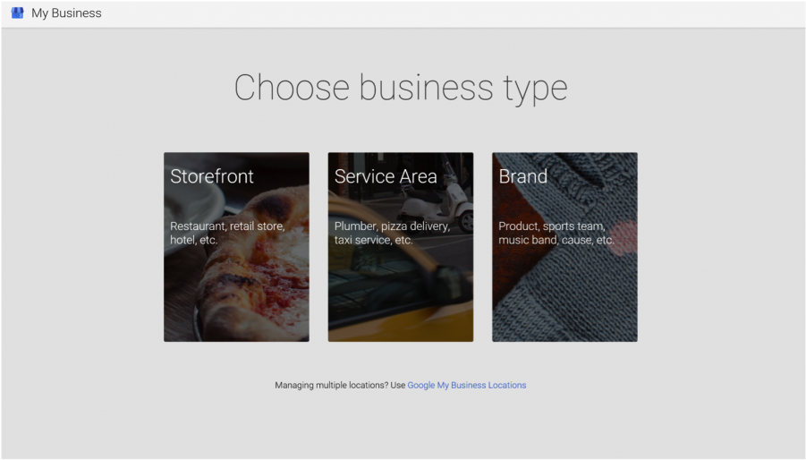 select business type